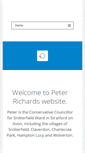 Mobile Screenshot of peterrichards.com